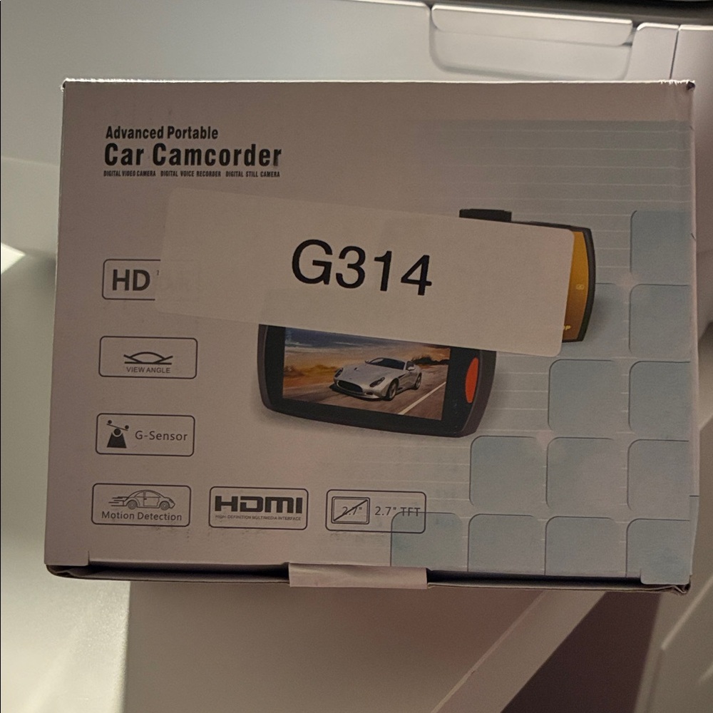 Car Camcorder Portsble. - Black and Gray. NIB